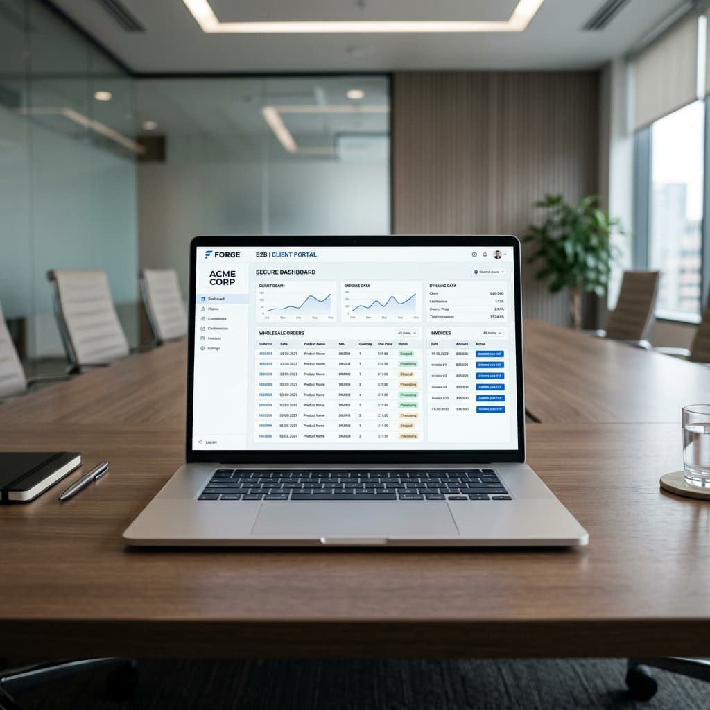 Web app UI mockup